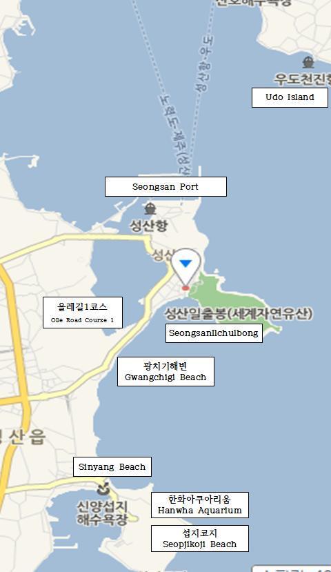 Seongsan Ilchulbong Pension Jeju Buitenkant foto